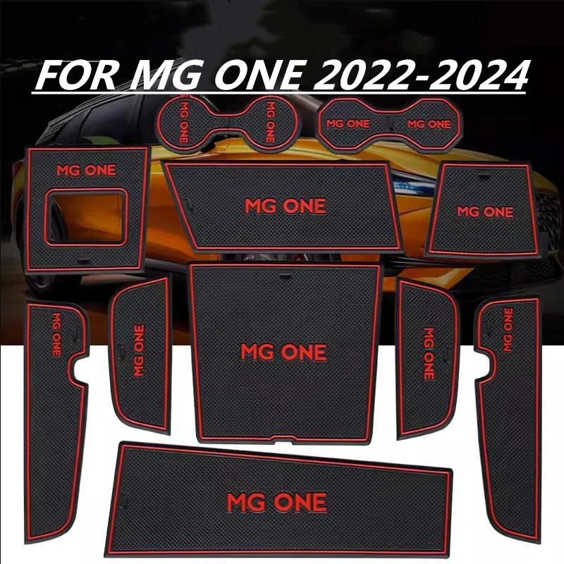 

Car gate slot pad mat anti slip Non-slip pads fit for MG one 2022-2024 Interior door pad cup mats