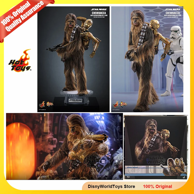 

100% Original Hot Toys HT MMS766 Chewbacca C 3PO Star Wars Episode V The Empire Strikes Back with Disassembled 1/6 Figure Model