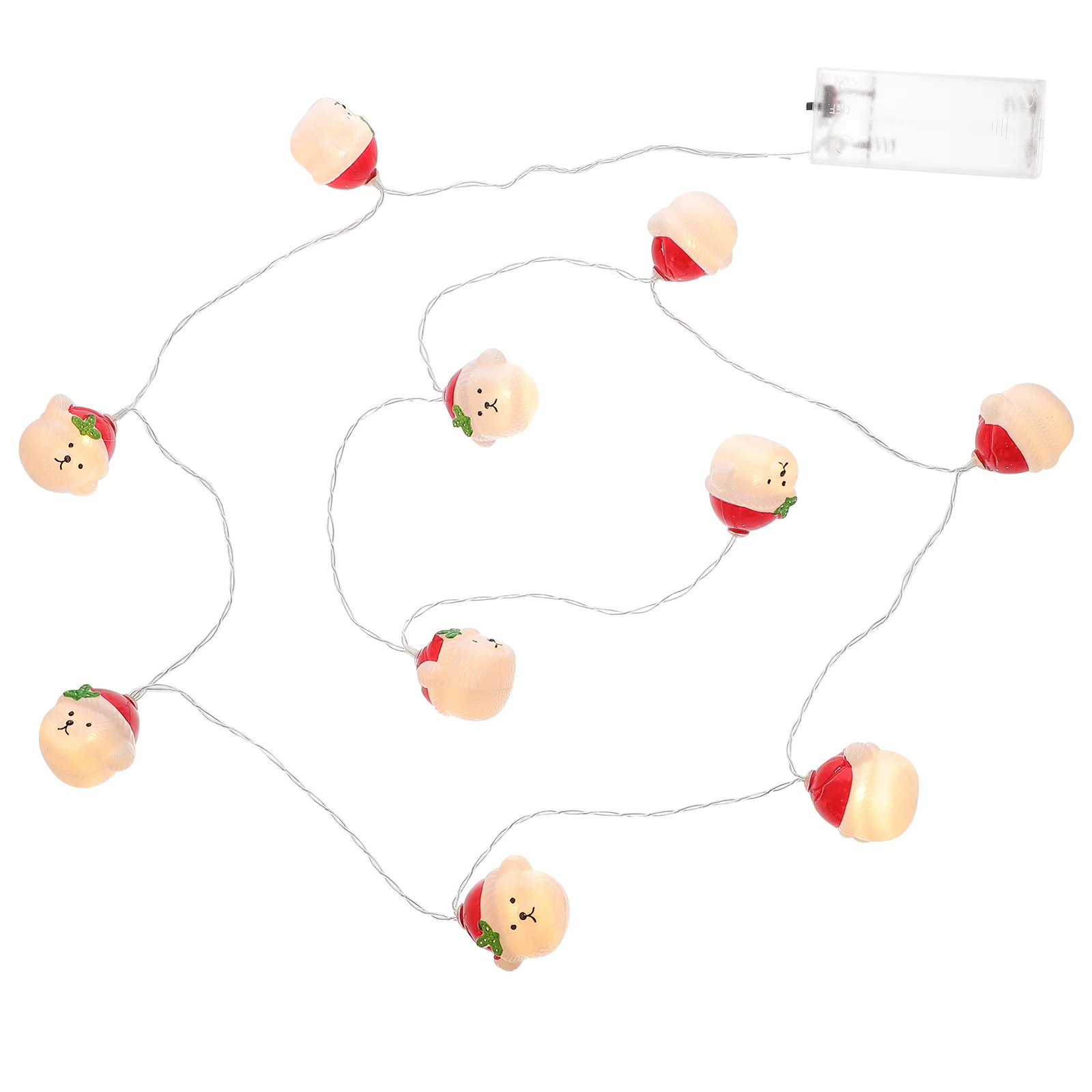 

1Pcs Xmas Lights String 10 LED Xmas Hanging Lamp Decor Warm Balcony Garden Outdoor String Balcony Hanging Lights