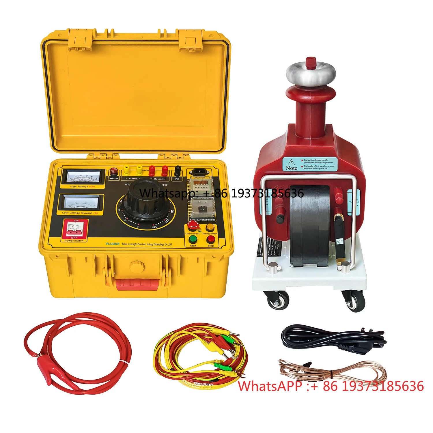 

5 кВА/50 кВ переменного тока Hipot Test Высокопотенциальный тест Высоковольтный испытательный трансформатор Высоковольтный набор для тестирования Hipot AC/DC