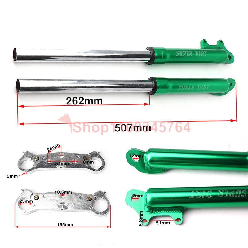 Motorcycle Front Fork Shock Absorber For 47cc 49cc 2 Stroke Mini Pocket Kids Bicycle Spring Suspension Shock Absorber