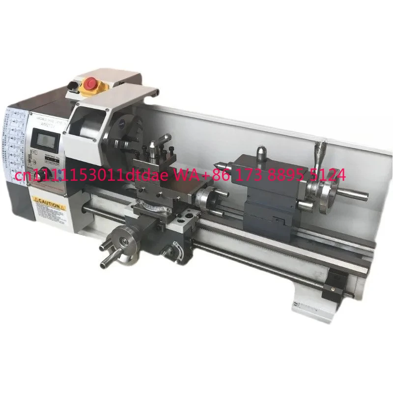 210 Brushless Metal Lathe, Small Home Precision Desktop Instrument Lathe with Multi-function Thread Machining Capability