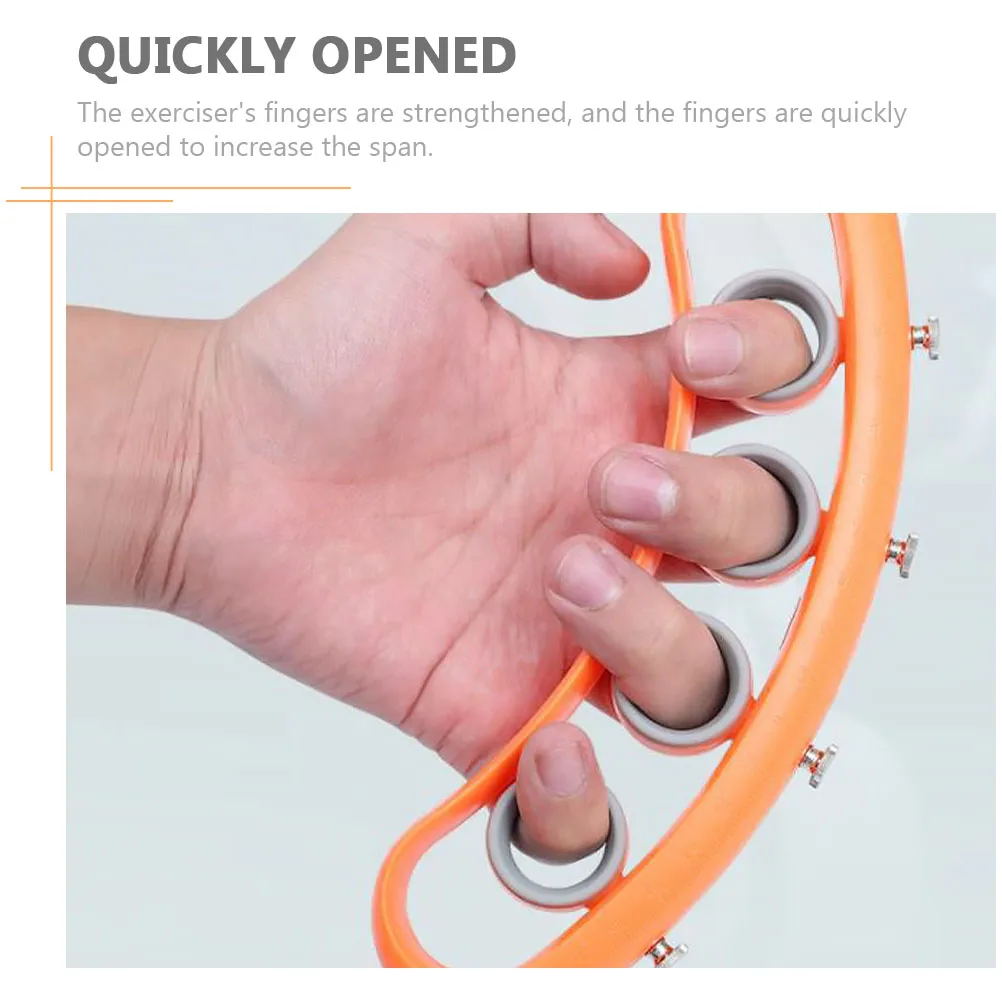 

1Pcs Finger Expander Plastic Orange for Guitar Ukulele Piano Bass Violin Finger Stretch Trainer Practice Assistance