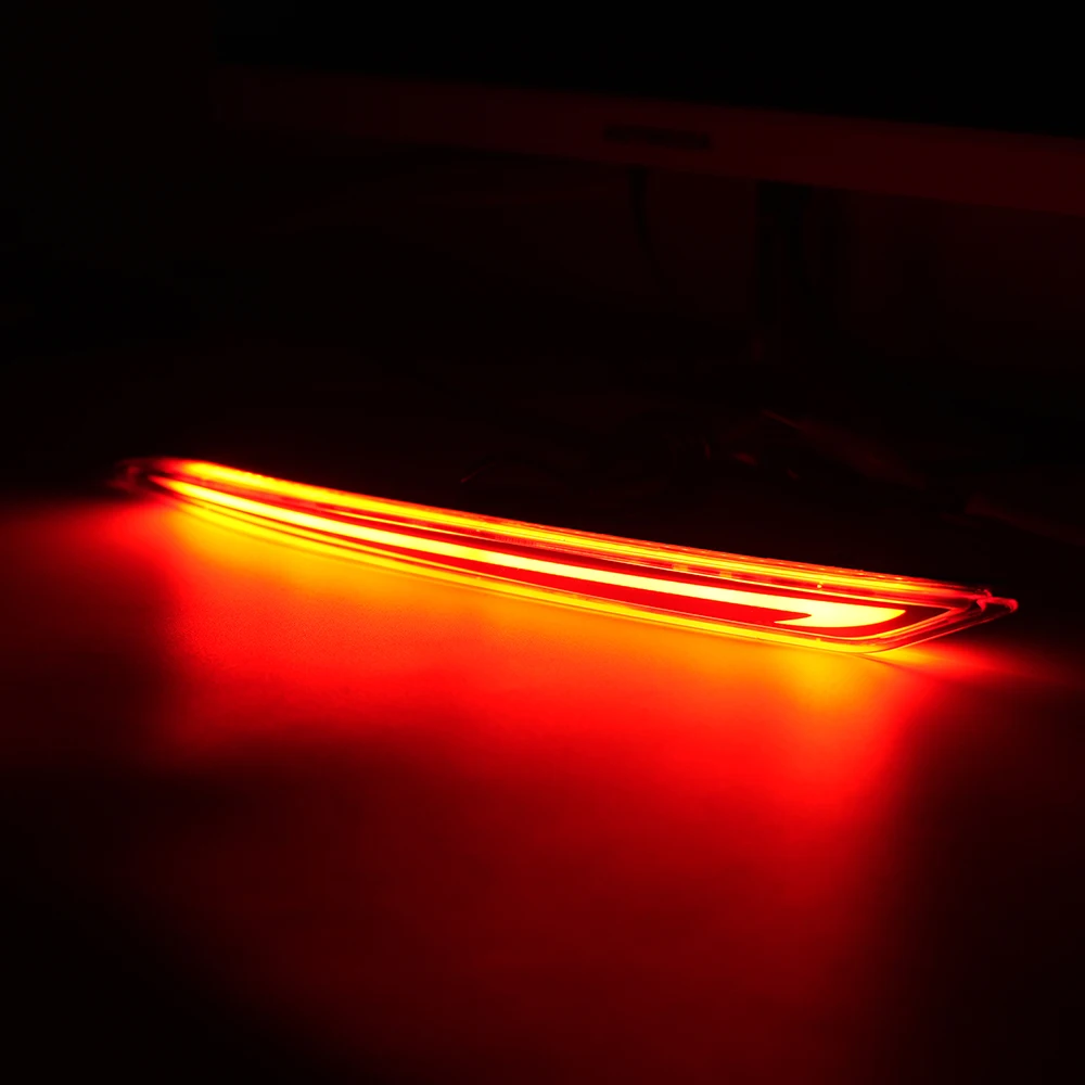 مانع صدمات خلفي للسيارة عاكس ضوء ديناميكي بدوره مصباح إشارة الذيل ضوء الفرامل لفورد مونديو فيوجن 2013 2014 2015 2016 2017 2018 #5