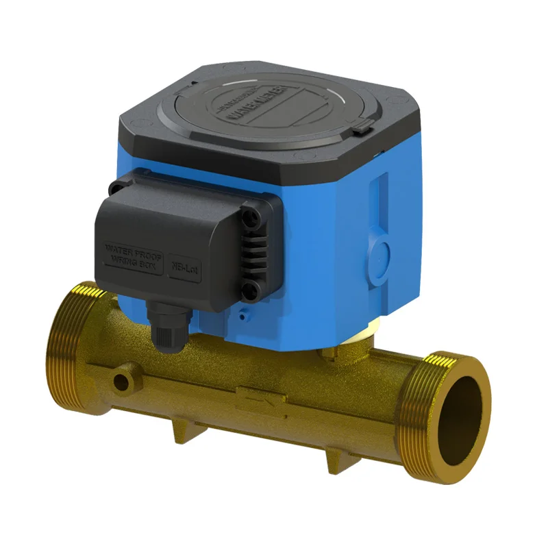 IP68 Waterproof Thread Connection Copper Material ASW-1 Ultrasonic Watermeter DN15 DN20 DN25 DN32 DN40 digital water flow meter