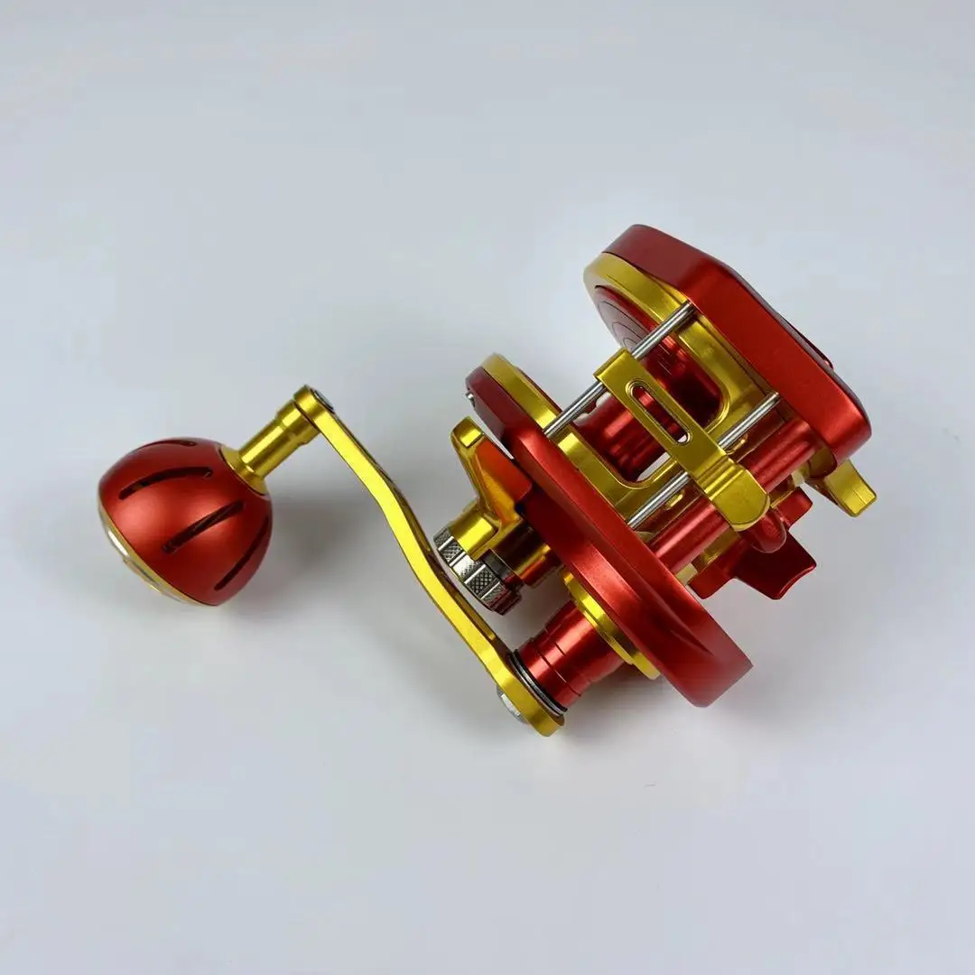 

Aluminum Frame Saltwater 13BB+2BB Stainless Steel Master Reel Overhead Fishing Reel Jigging Reel Fishing