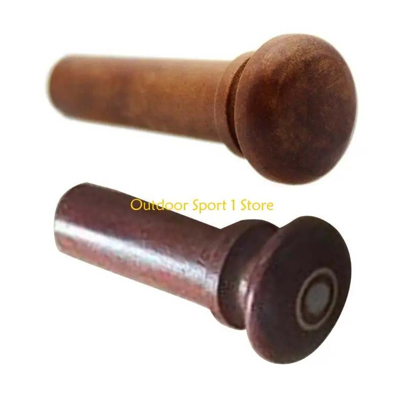 

A0KA Violin End Nails Bridge Pin 4/4 3/4 Size Violin End Peg Replacement Fiddles Endpins Violin Accessorys Easy to Use