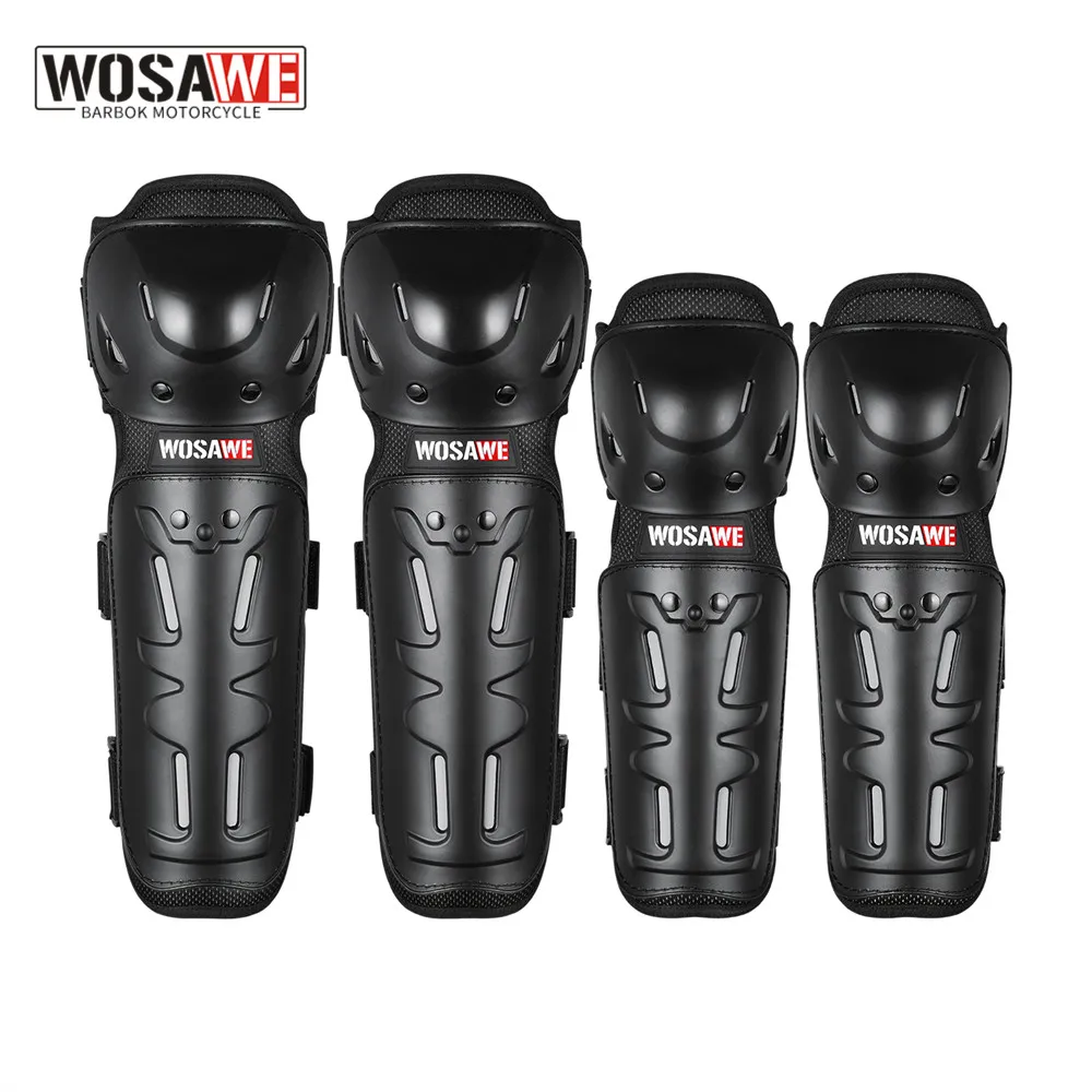 

WOSAWE Motorcycle Bike Racing Skating Elbow Knee Shin Armor Guard Protector Guards Protective Motocross Cycling Sport Gear Pad