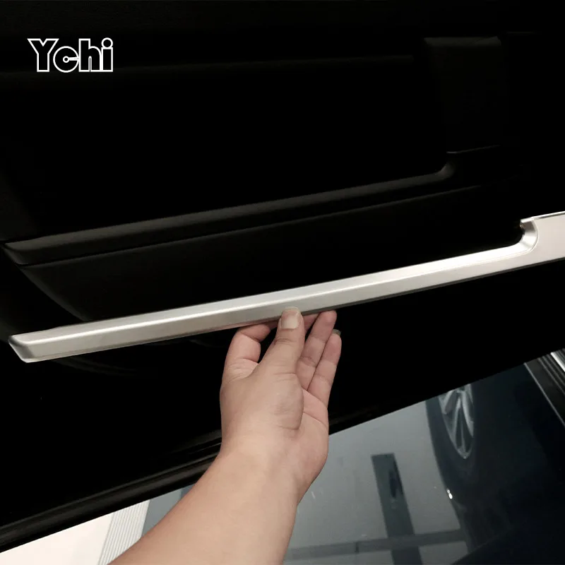 

4pcs For Land Rover Range Rover Vogue L405 2013-2017 Car ABS Chrome Interior Door Decoration Strip Trim Accessories