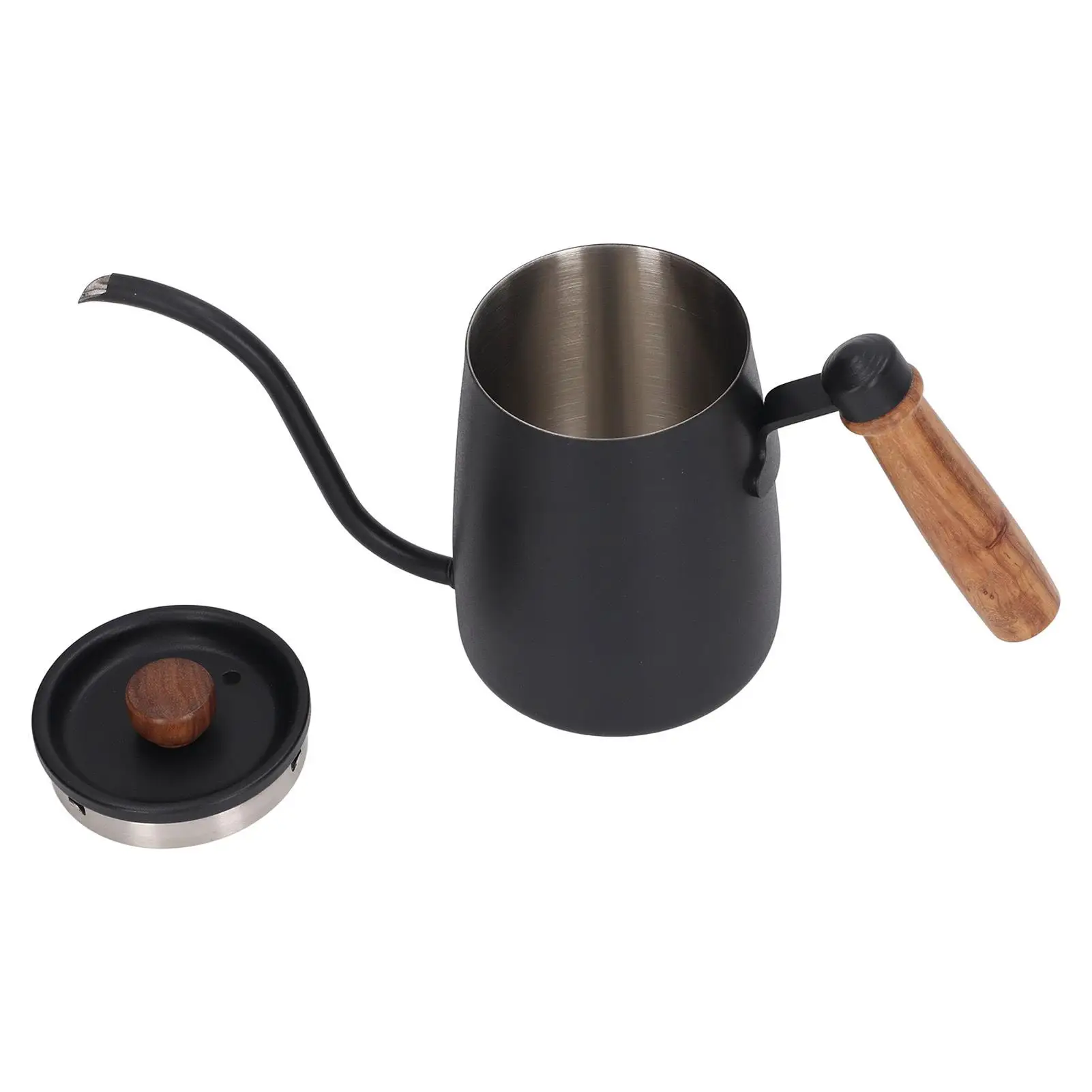 

Stainless Steel Gooseneck Coffee Kettle with Ergonomic Handle - Perfect for Pour Over Brewing