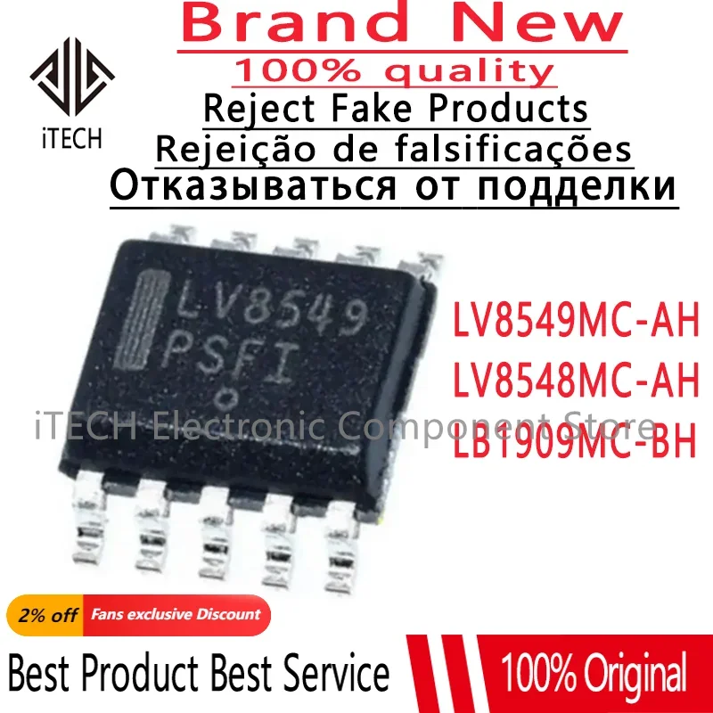 10 stks/partij Originele LV8549MC-AH LV8549 LV8548MC-AH LV8548 LB1909MC-BH LB1909 SOP10 Nieuwe en Echte Chips Ic