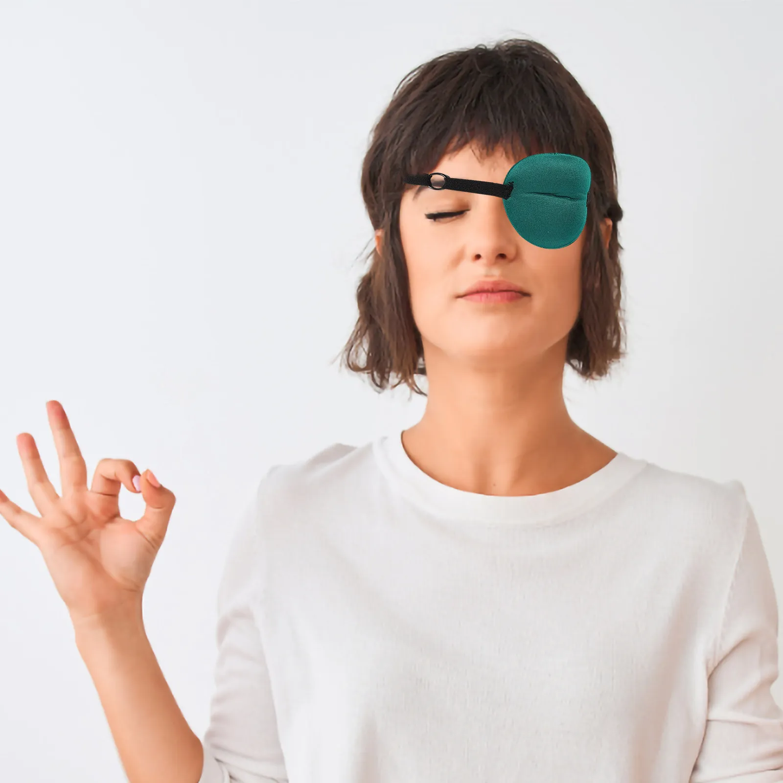 

4Pcs Eye Patches Single Eye Mask Kids Amblyopia Correction Strabismus Blindfold Cover Breathable Durable Single Eye-Patches
