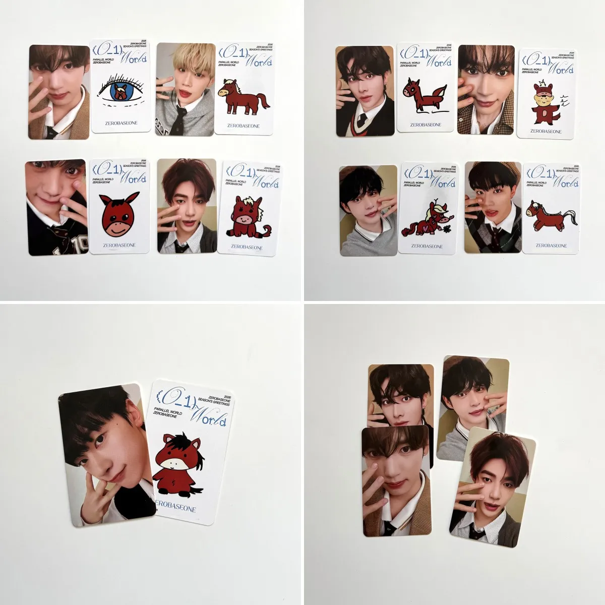 

ZB1 AM2.0 Ver, модные ломо-карты Hanbin Jiwoong Zhanghao Gunwook, фотокарточки ParALLEL WORLD, открытки для селфи, коллекция фанатов