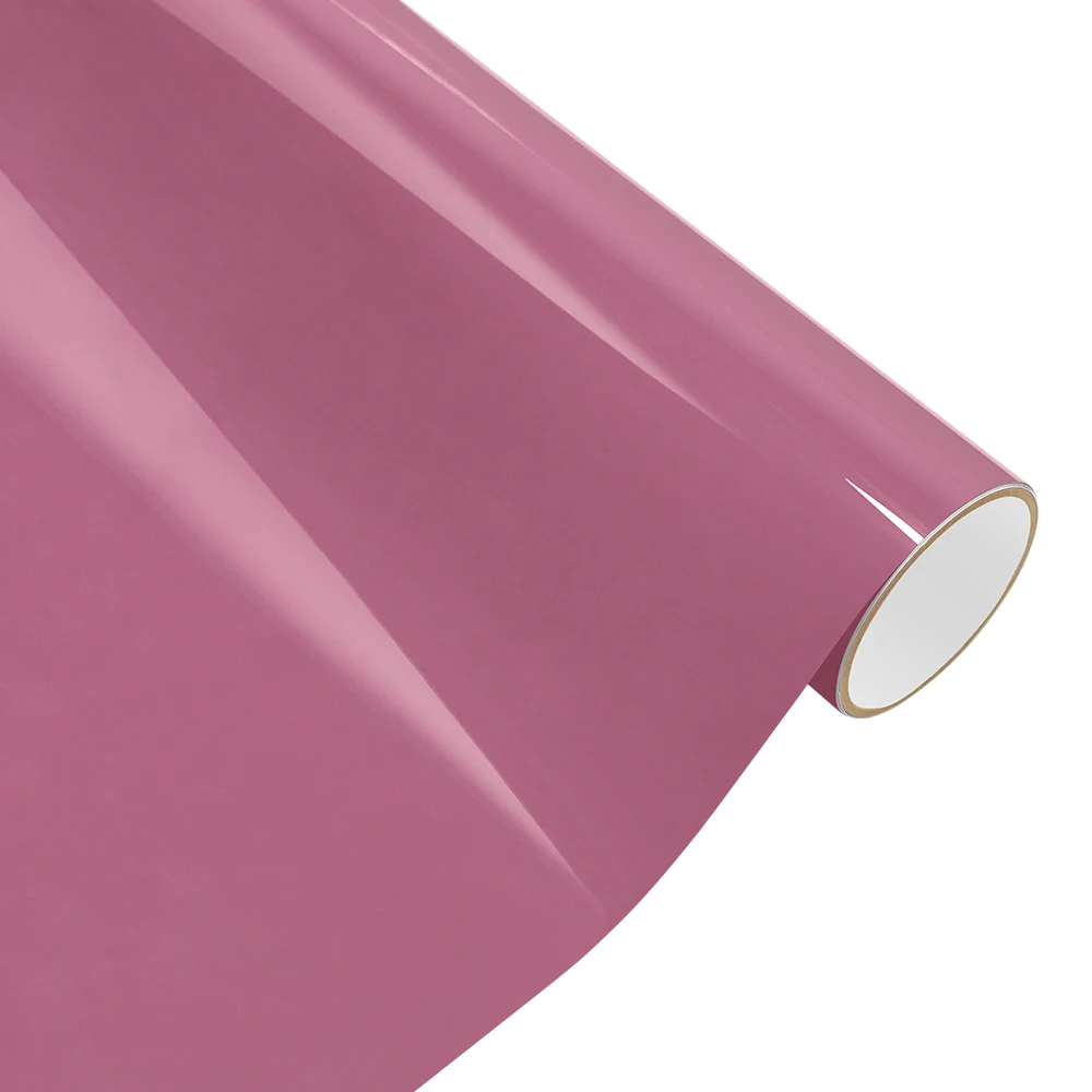Vinilo para vehículos Platinum Tulip Pink PET PVC, sin burbujas, impermeable, que cambia de color, rollo de vinilo decorativo para coche y motocicleta
