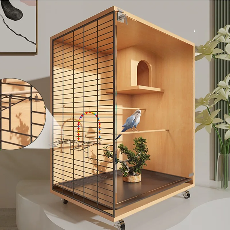 Carrying Pigeons Bird Cagess Budgie Outdoor Parrot Playground Breeding Feeder Hut Bird Cagess Quail Cage Jaula Accessories