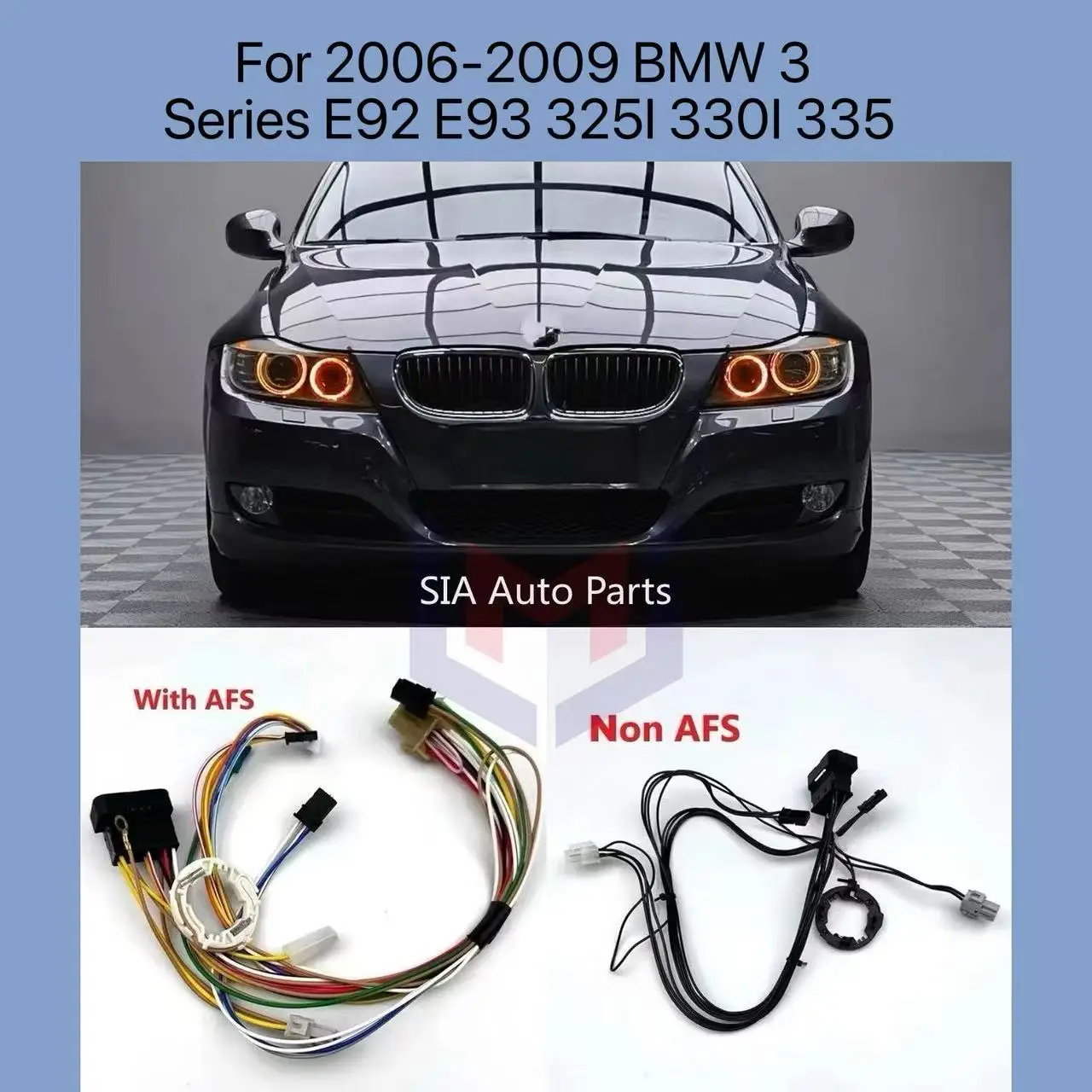 

Новинка для BMW 3 серии E92 E93 325I 330I 335 2006-2009 годов, внутренний жгут проводов фар, жгут проводов фар AFS