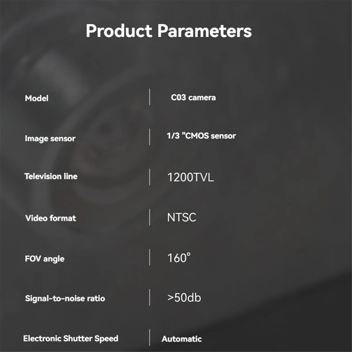 FPV Mini Camera FPV Mini Camera with 2.1mm Lens 1/3 Inch CMOS Sensor 160° FOV for FPV Quadcopters Whoop Drone