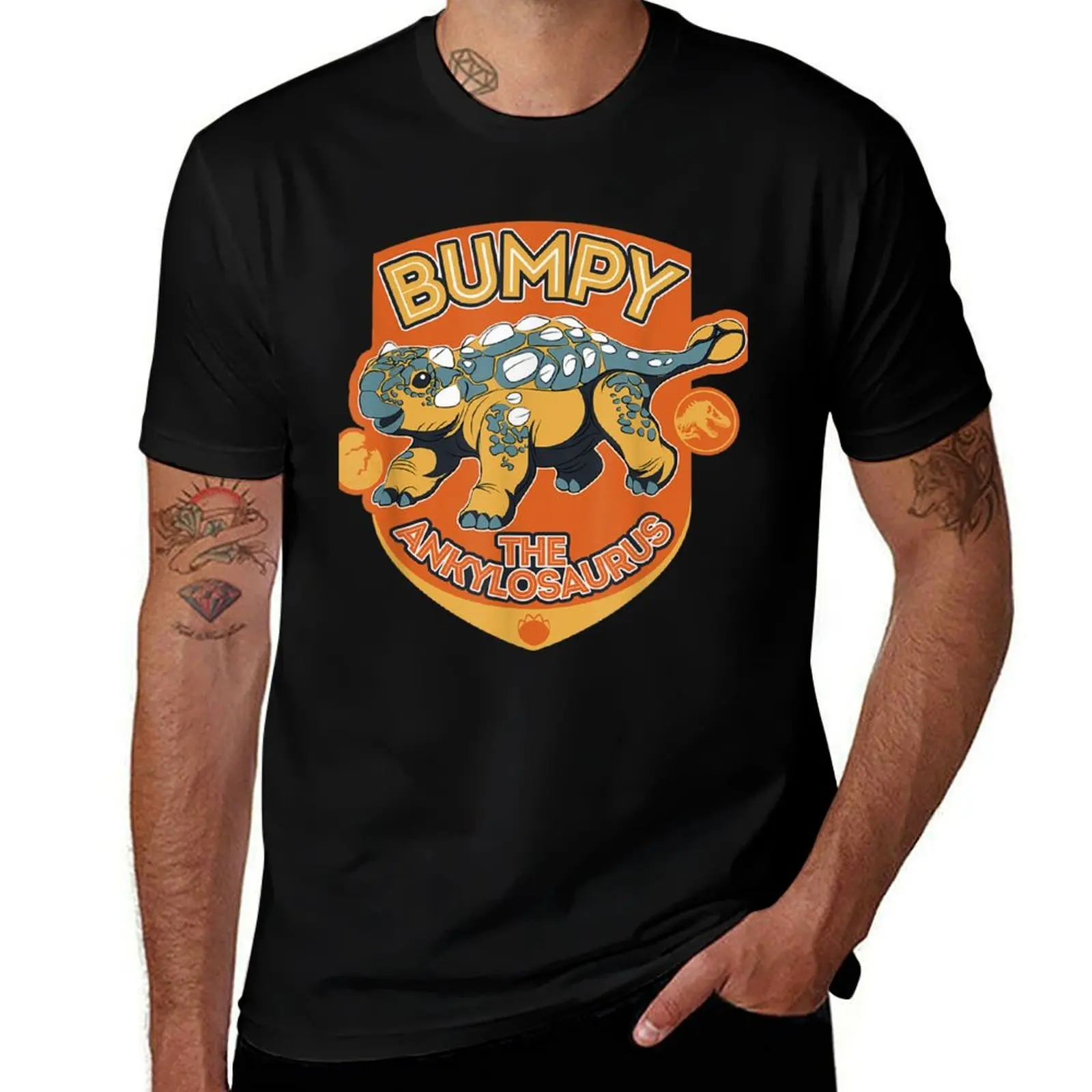 

Jurassic World Camp Cretaceous Bumpy The Ankylosaurus T-Shirt t shirts cotton 100% man tshirt T-Shirt