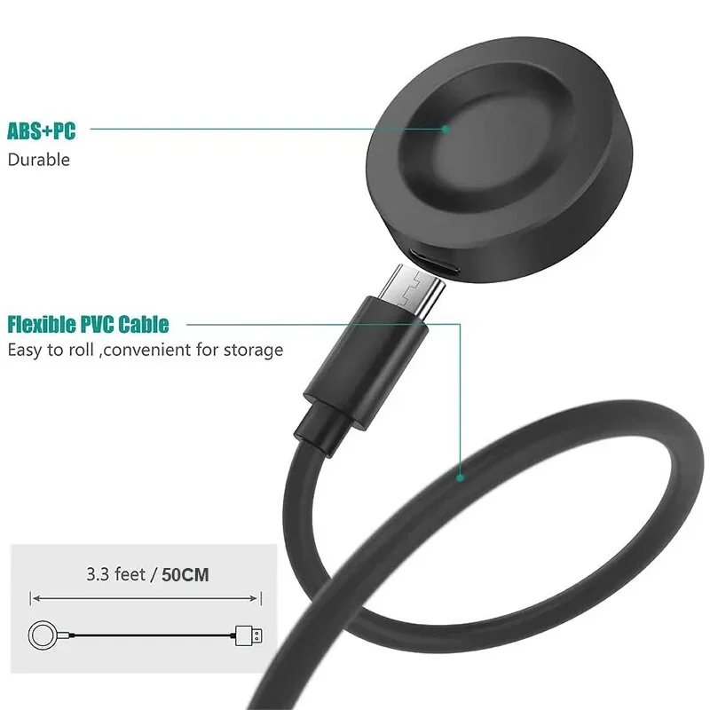 Magnetic Wireless Charger For Huawei Watch 4 GT4 GT3 USB Fast Charging Cable For Huawei Watch 3pro GT Runner GT2 PRO Charger