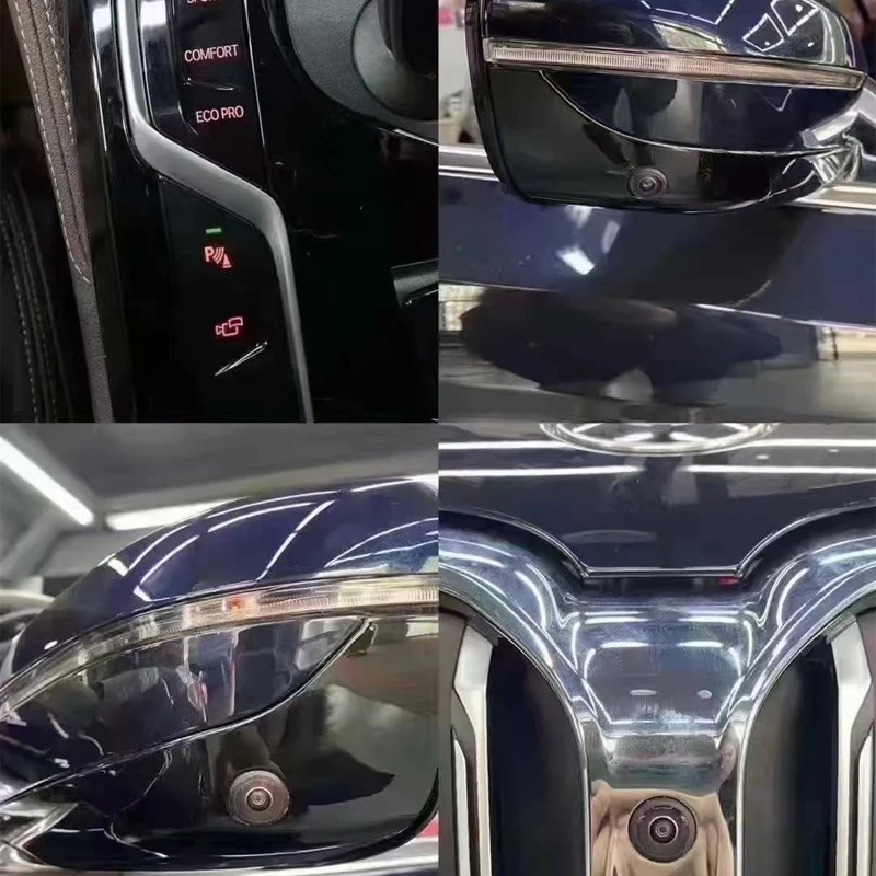 Original para bmw série 5 g30 360 câmera de backup à prova dwaterproof água sensor imagem ccd para 525 530 bmw g30 carros com sistema carro ids id6 1d7