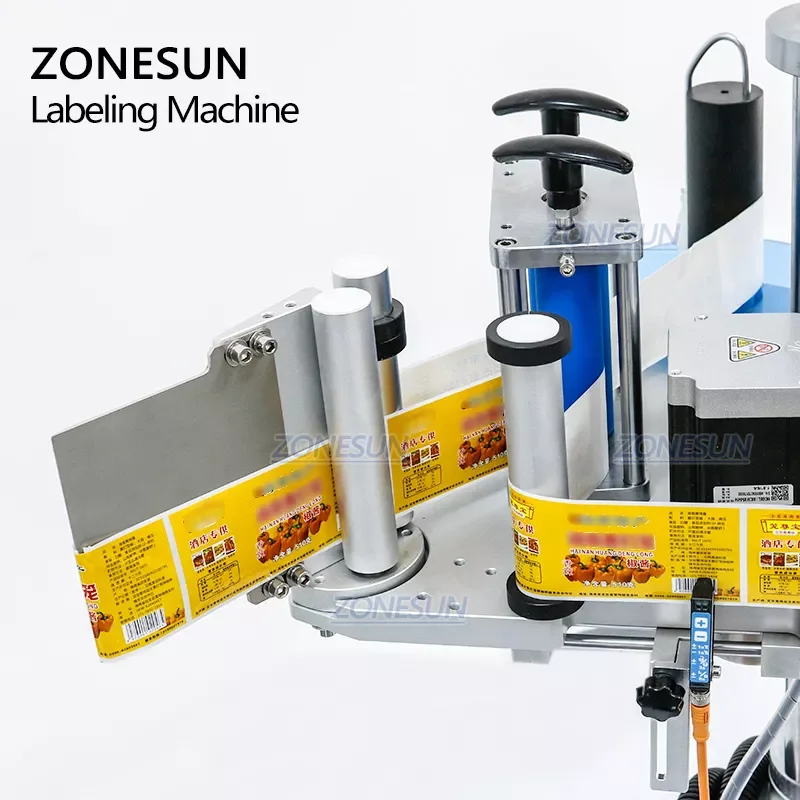 ZONESUN ZS-T852 Water Sticker Automatic Line Side Bottle Labeling Machine For Carton Plastic Bucket Bottle