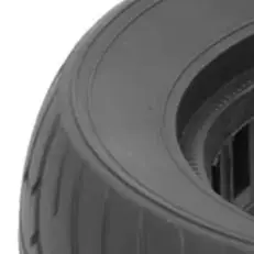 /8inch /200x60 /Solid Tire Explosion Proof Natural Rubber Wear Resistant Skid Proof Hollow Design Replacement Wheel For ZERO 8 E