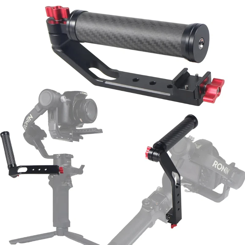 Carbon Fiber Sling Handgriff Faltbare Hand Grip Verlängerung Halterung für DJI Ronin RS2 RS3 RS3PRO RS3 mini RS4/4PRO RS4 mini Gimbal