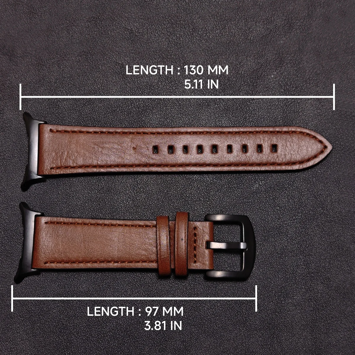 No Gaps Leather Strap for Samsung Galaxy Watch 8 Classic/8 40mm 44mm Wristband Bracelet for Galaxy Watch Ultra 2025 47mm Band image 6
