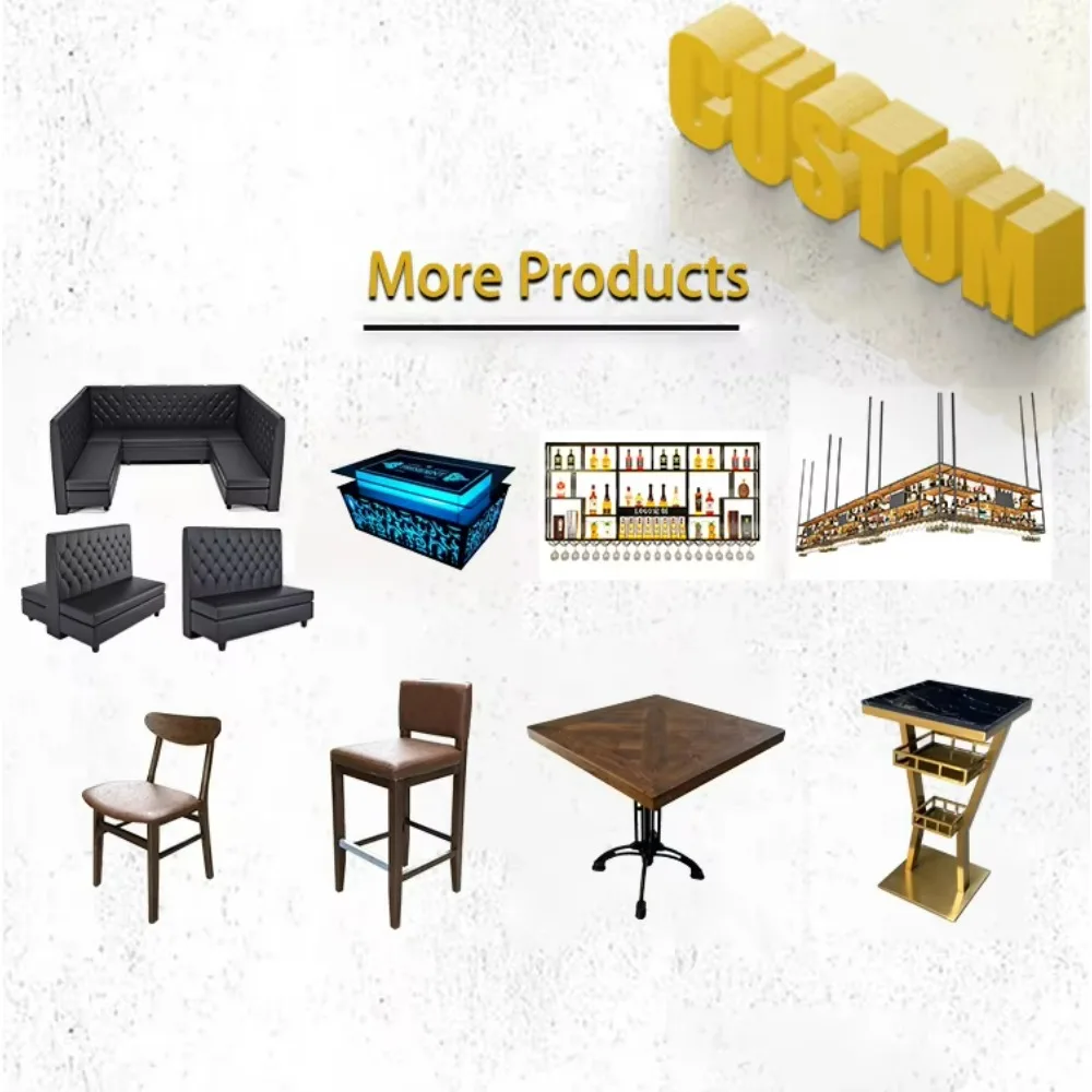 モダンナイトクラブバーカウンターKTVラウンジバンケットブースシーティングソファカウチベンチ家具セット（レストラン用）BT1058