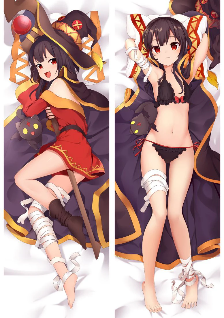 Anime segne die schöne Welt Megumin Cosplay Dakimakura Kissen bezug umarmen Körper Requisite