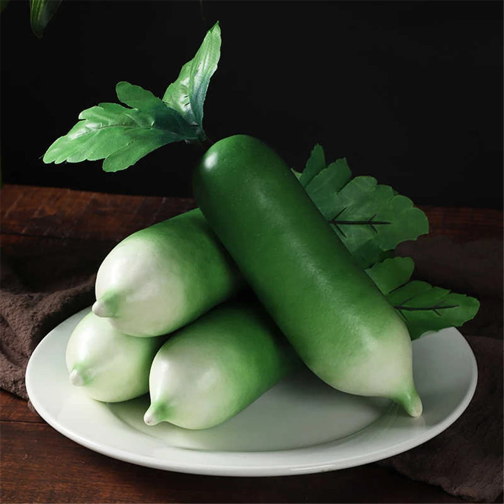

artificial vegetable props hotel dining hall restaurant Kitchen store shop decor simulation fake carrot radish vegetables models