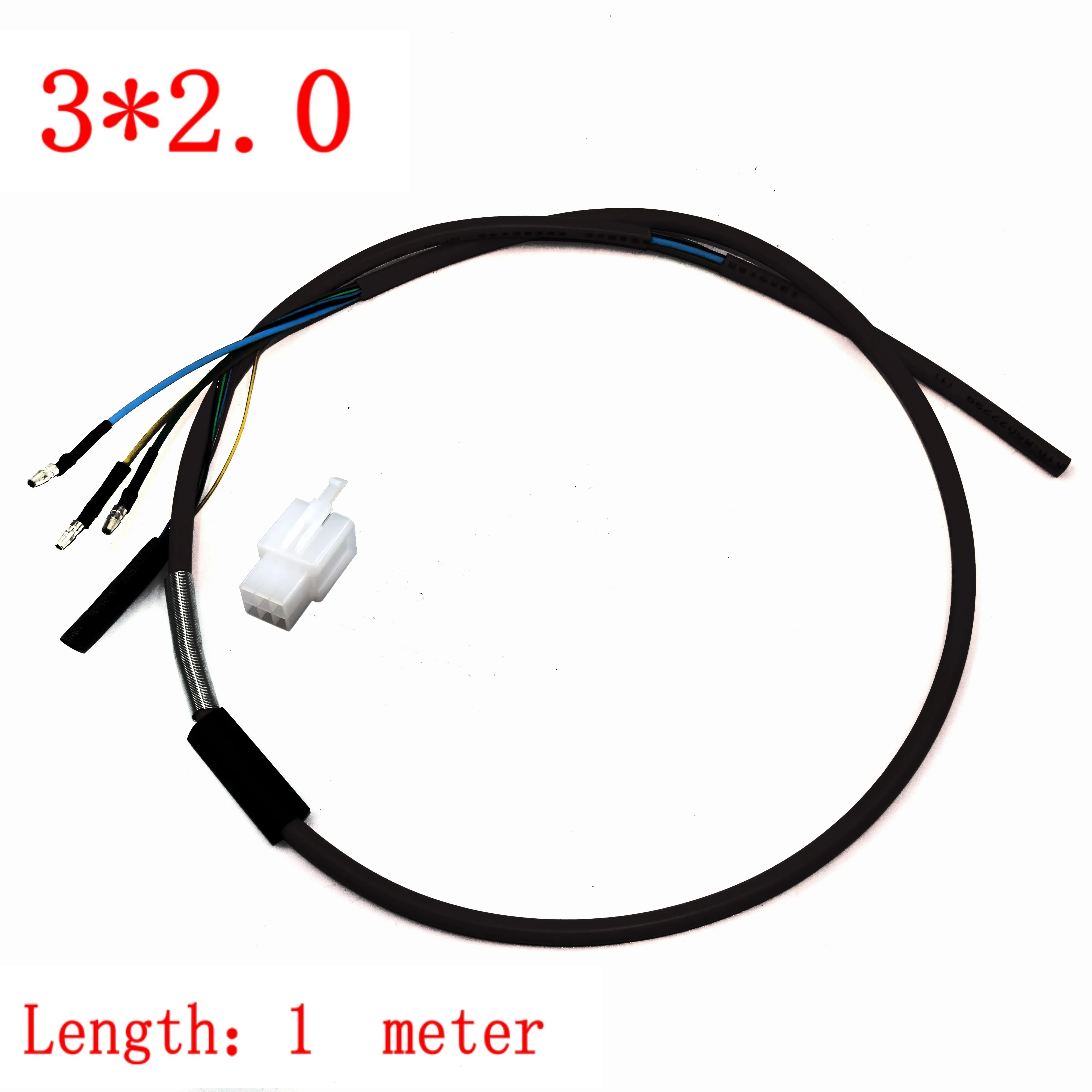 EVFITTING 250W-2000W DC E-Bike Motor Wire/Cable+5 Hall Sensor Wires 1.5MM2-4.0MM2