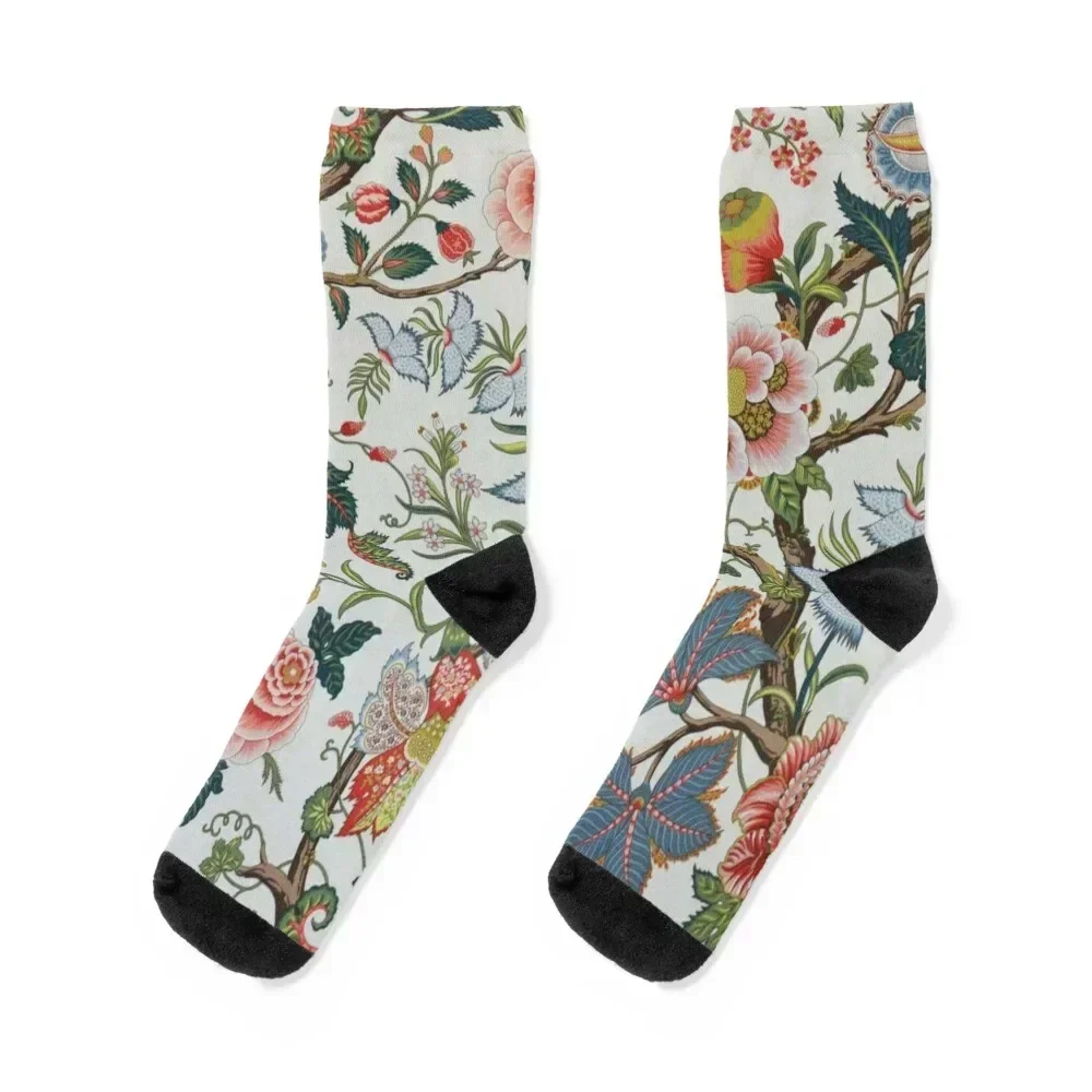 

Toile de jouy colorful Socks Run Stockings Rugby Hiking boots Socks Man Women's