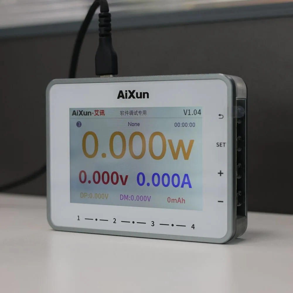 

AIXUN PF26 Intelligent Fast Charger 65W USB-C PD/QC 8-Port Charging Hub with IPS Screen for Phones/Laptops