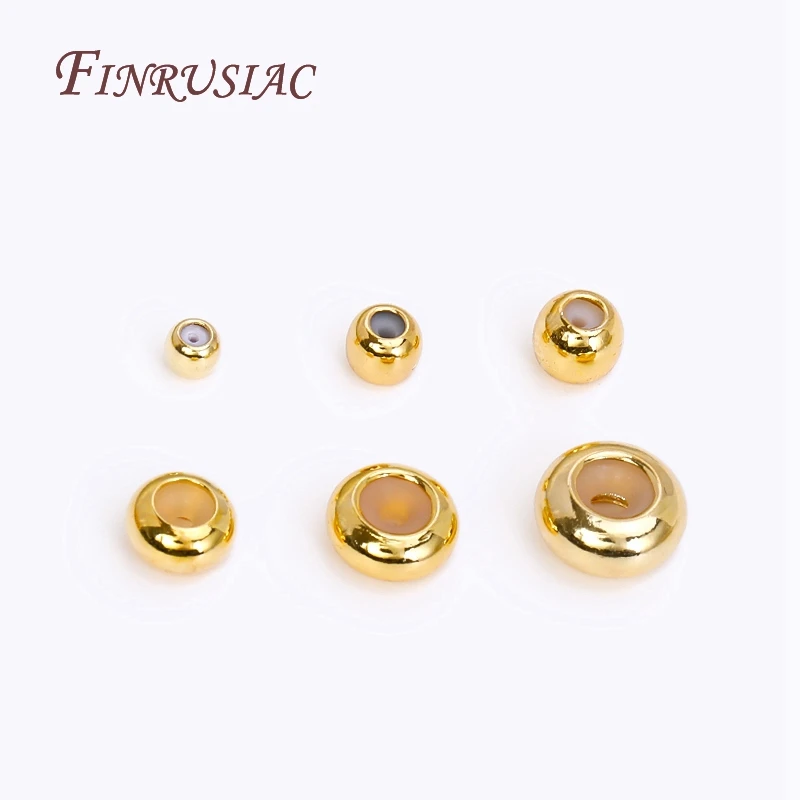 실리콘 인서트가 있는 원형 스마트 비즈, 18K 금도금 포지셔닝 볼 엔드 비즈, DIY 비즈 쥬얼리 액세서리, 3mm, 4mm, 5mm, 6mm, 7mm, 8mm Best5 실리콘 인서트가 있는 원형 스마트 비즈, 18K 금도금 포지셔닝 볼 엔드 비즈, DIY 비즈 쥬얼리 액세서리, 3mm, 4mm, 5mm, 6mm, 7mm, 8mm Best5