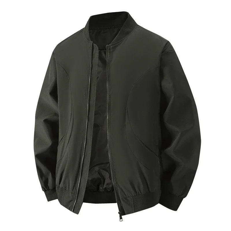 

Spring and Autumn New Outdoor Fashion Trend Baseball Jacket Men's Baseball Collar Comfortable Sports Coat Windproof Coat