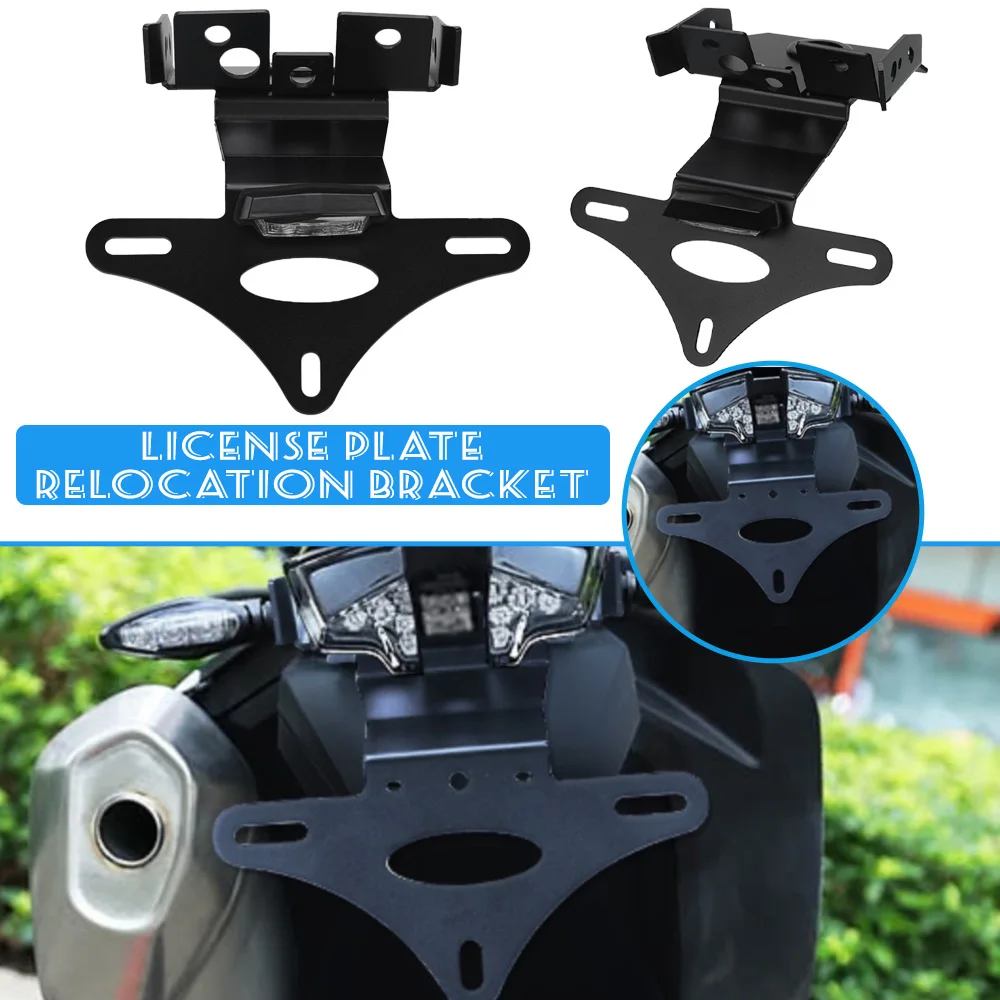 Motorcycle Accessories Rear License Plate Holder Bracket Frame For 690SM 690 SMC 690SMC-R 690Enduro R SMC SMCR 2019-2024