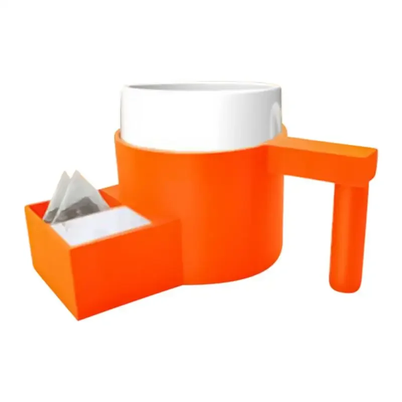 

Coffee Cup Holder Single Coffee Mug Holder With Handle Drink Carrier Storage Organizer With Double Compartment Non-Slip Water