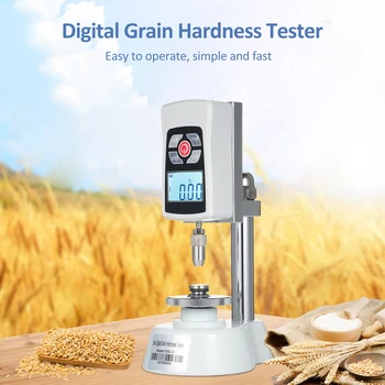 Grain Hardness Tester Meter Mini Grain Durometer for Seed Fodder Paddy Rice Cereal Load Value