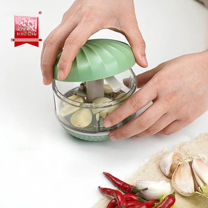  Manual Garlic Smasher Tool Home Kitchen Cooking Utensils Plastic Multi-Function Garlic Grinder Garlic Paste Maker