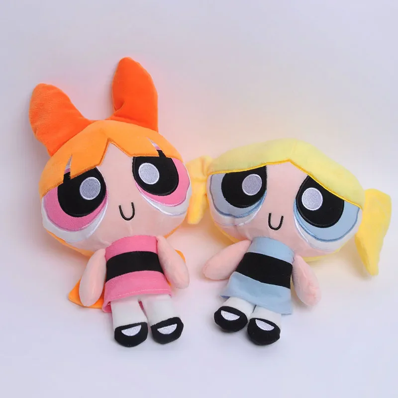 새로운 3pcs 20cm 만화 애니메이션 플러시 장난감 귀여운 꽃 버터컵 버블스 인형 플러시 인형 어린이를위한 선물