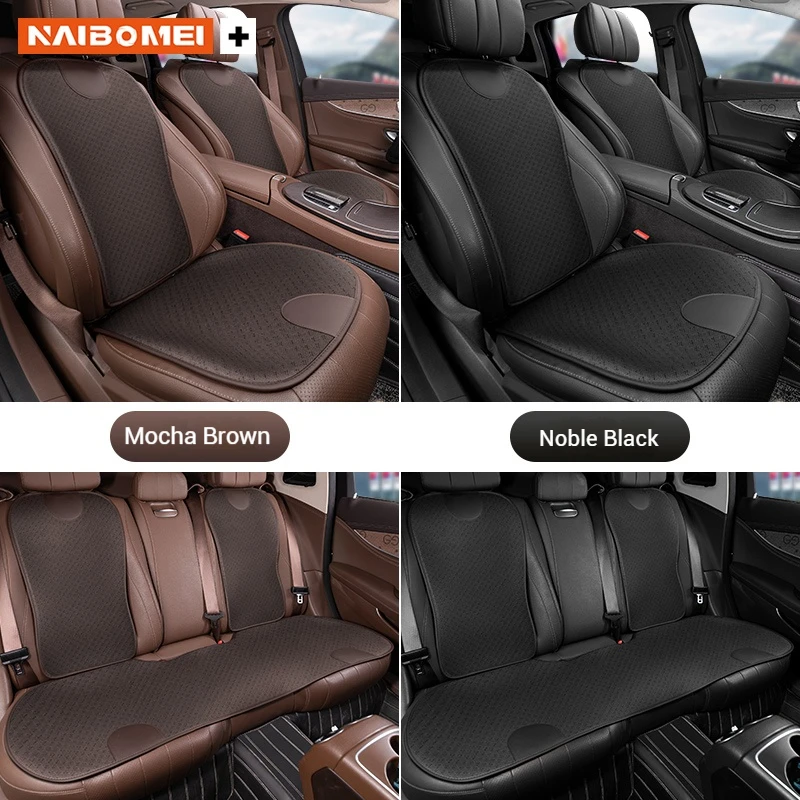 Car Seat Cushion Universal Ice Silk Seat Cool Cushion in All Seasons, Car Cushion Half Pack, Seat Cover, Ventilated Seat Cushion