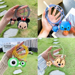 Bonito Cartoon Cable Protector Set para iPhone e iPad, Proteção carregador, suporte do telefone, acessórios do cabo, 18W, 20W, 4 Pcs