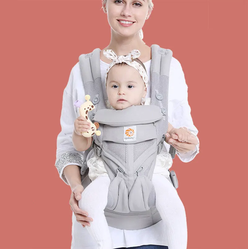 

Baby Carrier with Ergonomic Four Season Universal Kangaroo Design Horizontal Front Sling Easy To Hold Baby Tool