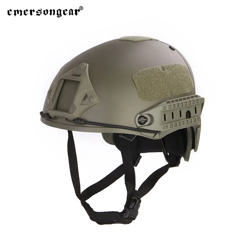 Casco táctico Emersongear FAST con rieles MOLLE Airsoft - imagen 2
