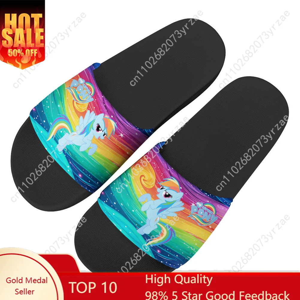 

Rainbow Dash Slippers Man Woman Blue Home Slipper My Little Pony Friendship Is Magic Fashion Custom Water Shoe Cosplay Footwear