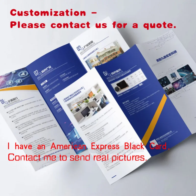 

custom.Custom Trifold Brochure Printing with Double Sided Color on Coated Paper A4 A5 Flyer Folded Leaflet Takeaway Menus