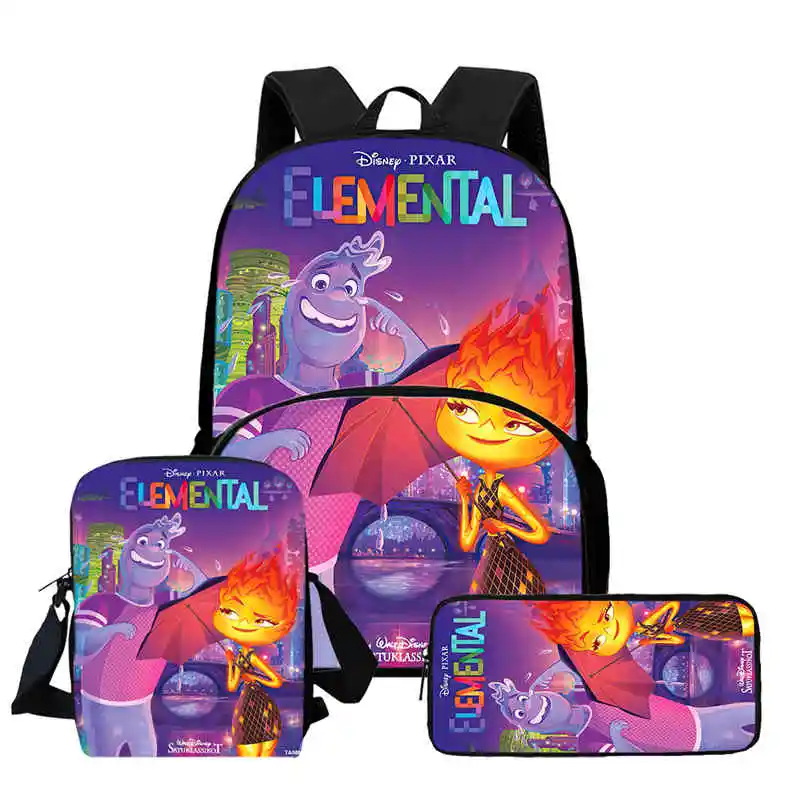 

Child School Backpack with Front Pocket,Shoulder Bags,Pencil Bags for Aged 5-10,Cartoon ElementTal School Bags for Boys Girls