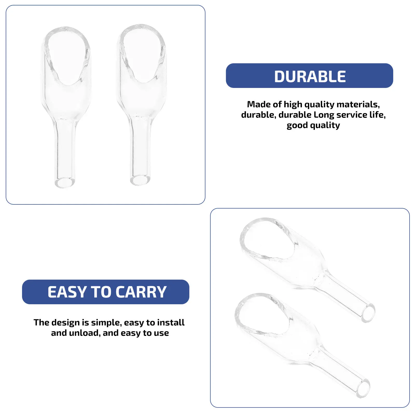 

2Pcs Glass Weighing Boat Funnel Set Transparent Borosilicate Scoop Weighing Dish Transfer Funnel for Laboratory Experiment