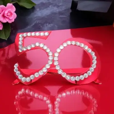 

Birthday Glasses Adults Funny Novelty Eyeglass Party Photo Booth Props Happy Eyeglasses